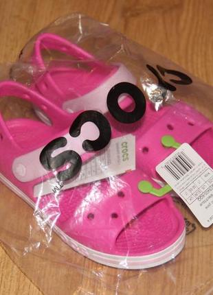 Детские босоножки сандалии crocs bayaband кроксы с11-j3 оригинал2 фото