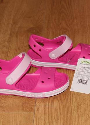 Дитячі босоніжки сандалі crocs bayaband крокси с11-j3 оригінал