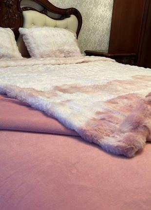 Новинка комплект велюрового постельного белья, стильная, качественная и теплая8 фото