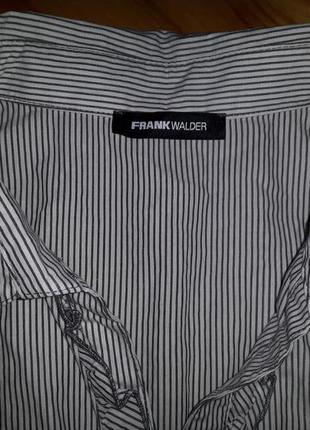 Блуза полосатая от frank walder! p.-44, батал4 фото