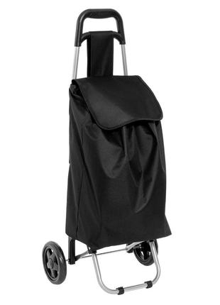 Сумка-тележка до 20 кг черная casa si amigo black