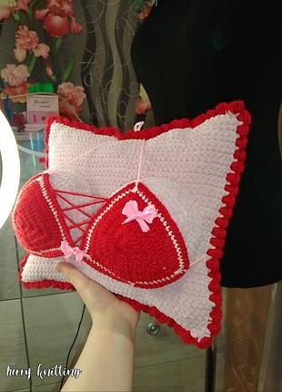 Подушка грудь на подарок мужчине, приколы мягкая подушка