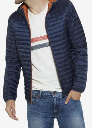 Куртка чоловіча wrangler men's puffer jacket navy оригінал