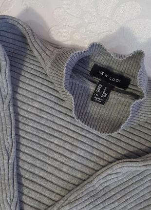 Укорочений джемпер, светр в рубчик від new look.5 фото