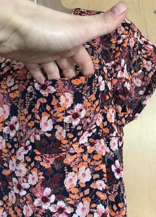 Цветочная блуза4 фото
