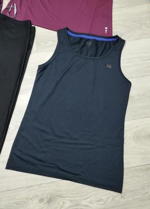 Workout комплект для тренировок штаны топ бриджи капри шорты майка футболка майка с топом 2в14 фото