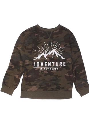 Свитшот на флисе crazy 8 sweatshirt: green tops - size14/16