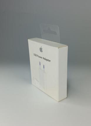 Блок живлення apple usb 1a колір білий