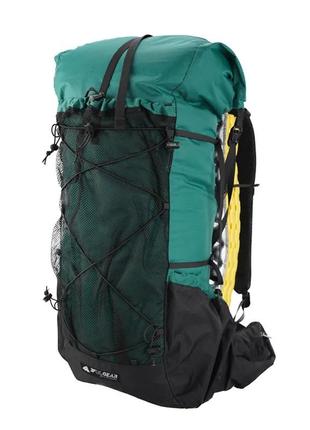 Рюкзак туристичний 3f ul gear 40 + 16л ультралегкий. колір: хакі. вага: 850г + килимок widesea сіро-коричневий6 фото