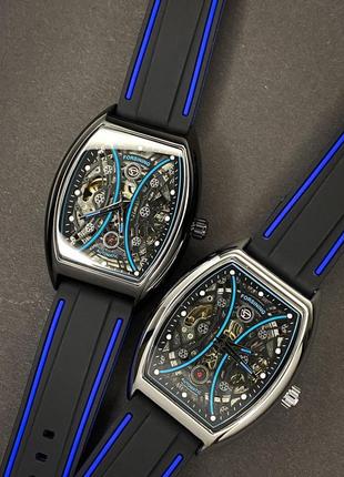 Наручные часы forsining часы на руку с силиконовым ремешком форсайнин механические...