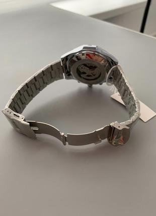 Механические часы winner titanium, мужские, металлические, круглые, скелетон device clock7 фото