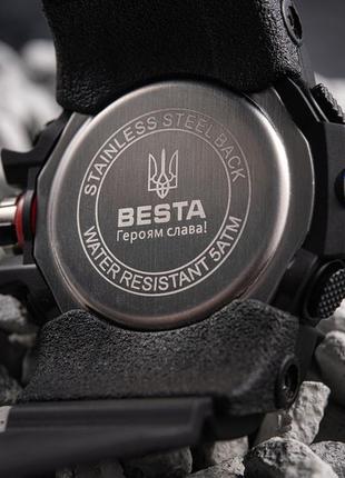 Спортивные часы besta national hero, мужские, водонепроницаемые и противоударные, с подсветкой device clock8 фото