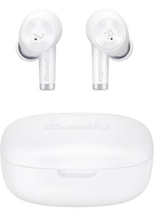 Беспроводные bluetooth наушники bluedio elite ei с зарядным кейсом white