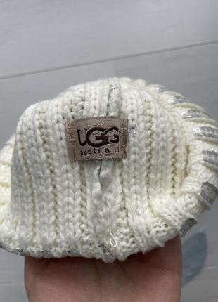 Шапочка ugg, шапка с помпоном ugg,зимняя шапка угг3 фото