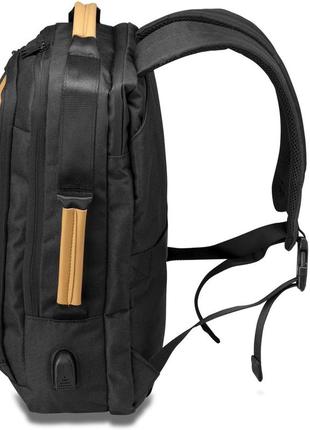 Сумка-рюкзак 16 л черный semi line usb 16 black (l2008)4 фото