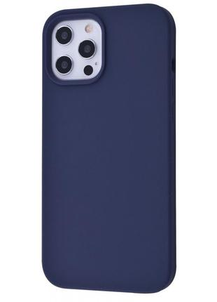 Чохол wave full silicone cover iphone 12 pro max dark blue