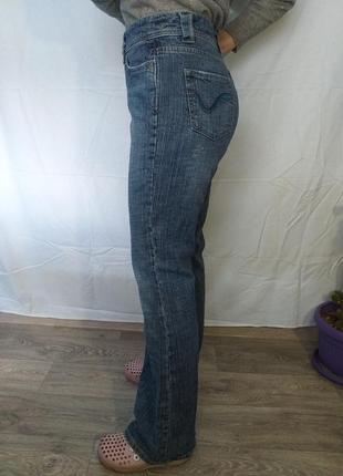 Стрейчевые, джинсы, хиппи, высокая посадка.2 фото