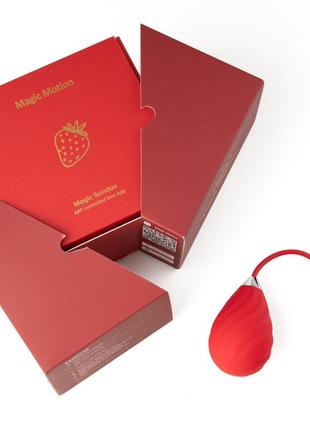 Смарт-виброяйце magic motion sundae red 5