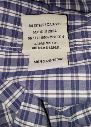 Шикарная рубашка в клетку superdry london button down made in india, молниеносная отправка9 фото
