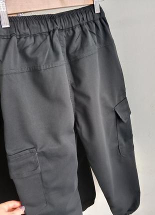 Модные детские карго джоггеры брюки штаны котоновые nuiniuku высокое качество3 фото