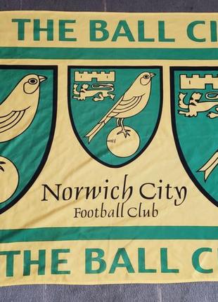 Футбольный флаг-баннер fc norwich city3 фото