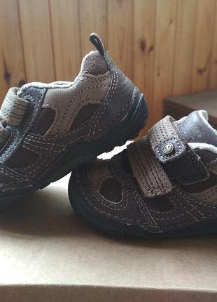 Детские демисезонные кожаные ботинки stride rite, usa, размер us4, eur19.5, 12 см