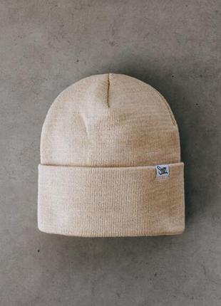 Шапка светло-бежевого цвета staff light beige basic