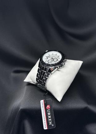 Чоловічий кварцевий годинник curren наручний годинник курен для хлопця часи на браслеті для чоловіка карен водонепроникні2 фото