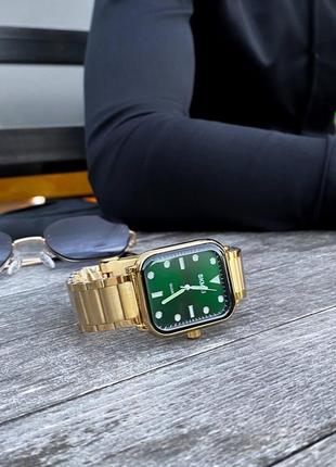 Наручные часы скмей с зеленым циферблатом часы на браслете водонепроницаемые мужские кварцевые часы skmei