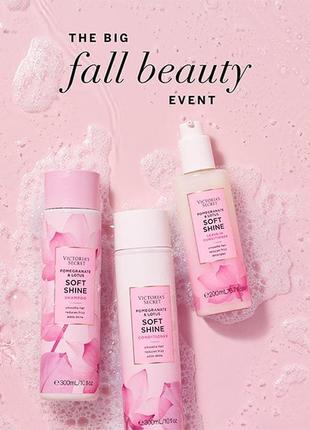 Кондиционер victoria's secret soft shine pomegranate & lotus гранат и лотос виктория сикрет оригинал4 фото