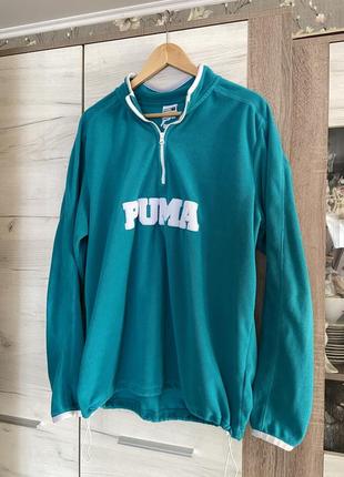 Флиска флисовая кофта свитшот анорак худи puma4 фото