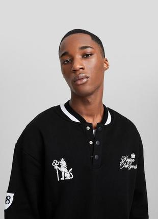 Бомбер мужской bershka 2