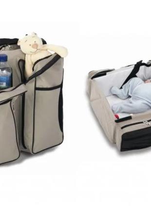 Универсальная переноска-кровать для малышей ganen baby bed and bag многофункциональная сумка-трансформер