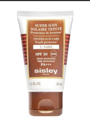 Sisley super soin spf30 40ml солнцезащитный крем для лица тонирующий солнцезащитный крем для лица тональный крем вв крем сс крем
сислей1 фото