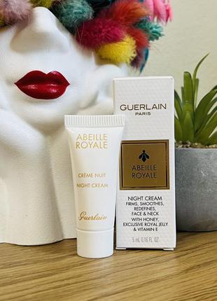 Оригінал нічний крем guerlain abeille royale night cream firms smoothes redefines