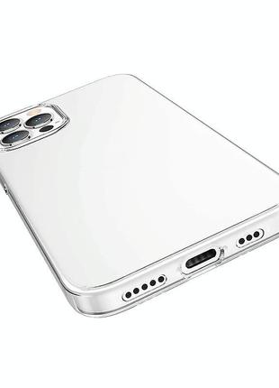 Накладка силиконовая hoco "light series tpu" iphone 14 pro, чехол на айфон прозрачный2 фото