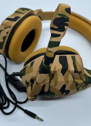 Ігрові навушники з мікрофоном  battlegrounds army-98 камуфляж