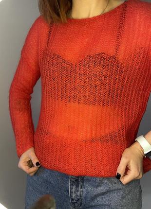 Теплый свитер из мохера1 фото