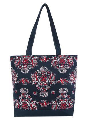 Жіноча сумочка з ориганальним принтом, текстильна невелика сумка, легка текстильна сумочка