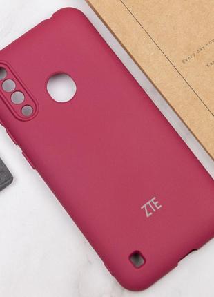 Чехол silicone cover my color full camera (a) для zte blade a7 fingerprint (2020)4 фото