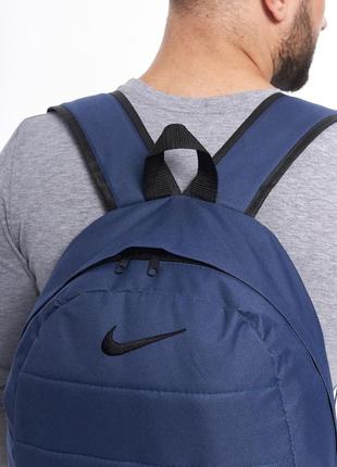 Рюкзак матрас nike air синій чорне лого6 фото
