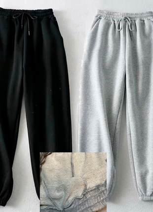 Базовые женские джоггеры спортивные штаны из натуральной ткани петля3 фото
