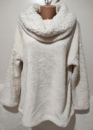 Кофта для сна пижамная пушистая