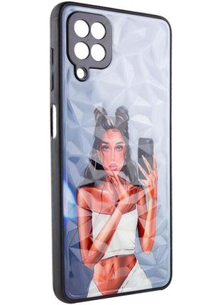 Tpu+pc чохол prisma ladies для samsung galaxy a12 / m12 tpu+pc, ukrainian girl tpu+pc, black in white