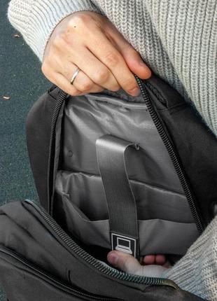 Мужской рюкзак cityzen черный, рюкзак черный, черный рюкзак5 фото
