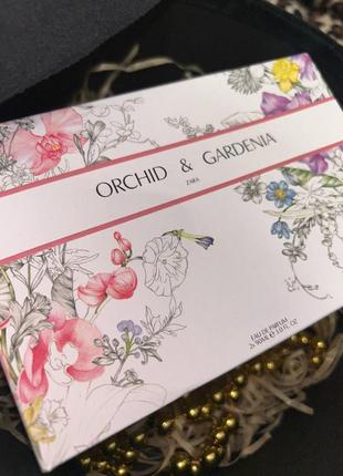 Парфюмерный набор для женщин zara gardenia + orchid 90*90 мл оригинал1 фото