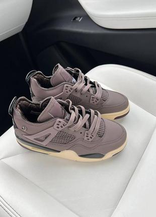 Кросівки nike air jordan 4 retro a ma maniére violet ore1 фото