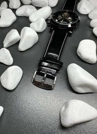 Годинник на руку з шкіряним ремінцем форсайнін чоловічий механічний годинник форсінін наручний годинник для чоловіка forsining5 фото