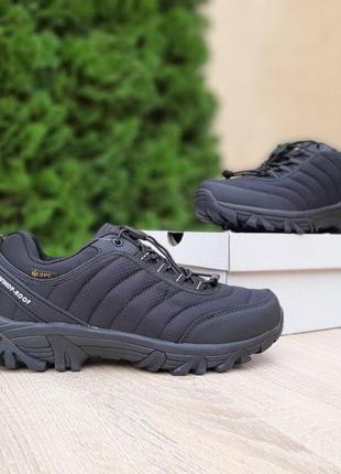 Зимние кроссовки merrell vibram cordura чорні з білим