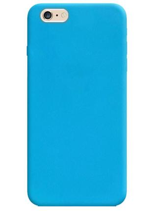 Силіконовий чохол candy для apple iphone 6/6s plus (5.5") блакитний